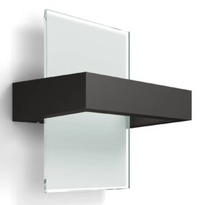 Svítidlo Philips antracit/satinovaný hliník/sklo