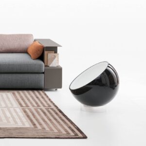 Svítidlo Prandina lesklý černý kov/akryl (PMMA)