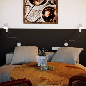 Svítidlo Prandina bílá kov/plast