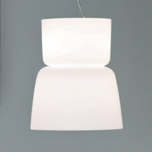 Svítidlo Prandina opálově bílá sklo/foukané