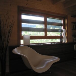 Svítidlo Prandina opálově bílá/chrom sklo/foukané/kov