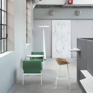 Svítidlo Prandina matná bílá hliník/polyetylen