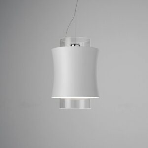 Svítidlo Prandina písková matná kov/křišťálové sklo