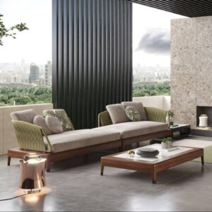 Svítidlo Prandina měď leštěná kov/křišťálové sklo