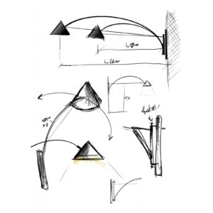 Svítidlo Prandina bílá kov