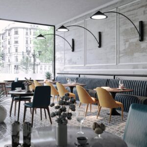 Svítidlo Prandina černá kov