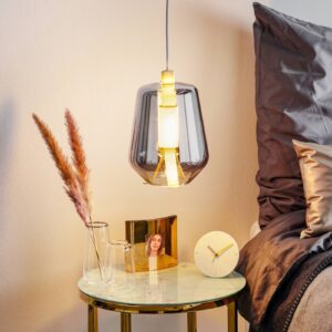 Svítidlo Prandina chrom/mosaz sklo/foukané