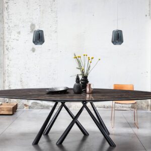 Svítidlo Prandina kouřově šedá/bílá matná sklo/foukané