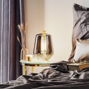 Svítidlo Prandina chrom/mosaz sklo/foukané