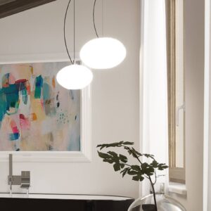 Svítidlo Prandina opálově bílá sklo