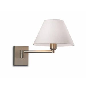 Svítidlo Pujol Iluminación bronz/bílý ocel/tkanina