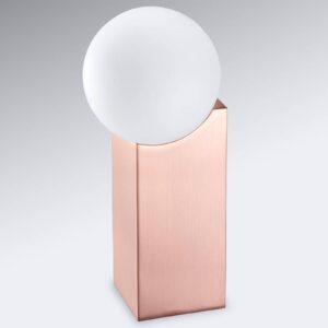 Svítidlo Pujol Iluminación opálově bílá/měď sklo/ocel