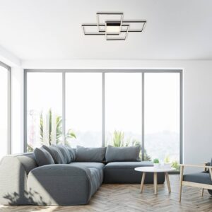 Svítidlo Q-Smart-Home černá/bílá plast/hliník/železo