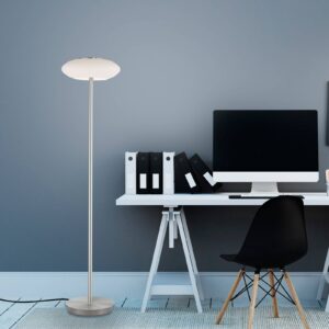 Svítidlo Q-Smart-Home ocel/bílá hliník/plast/sklo