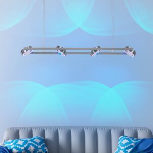 Svítidlo Q-Smart-Home ocel železo/sklo