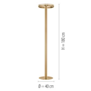 Svítidlo Q-Smart-Home matná mosaz/bílá železo/hliník/plast