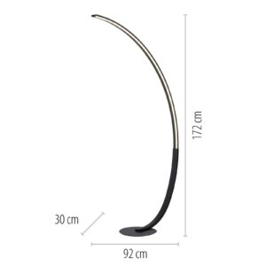 Svítidlo Q-Smart-Home černá/bílá železo/hliník/plast