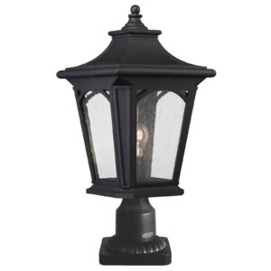 Svítidlo QUOIZEL černá/čirá polykarbonát/sklo