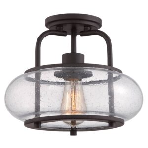 Svítidlo QUOIZEL antická bronzová/čirá kov/sklo