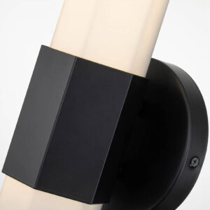 Svítidlo Quintiesse černá/bílá ocel/sklo