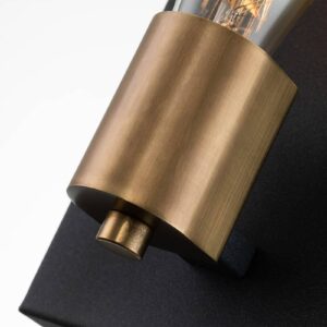 Svítidlo Quintiesse černý/mosaz ocel