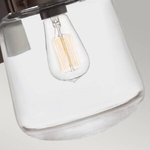 Svítidlo Quintiesse černá/čirá hliník/sklo