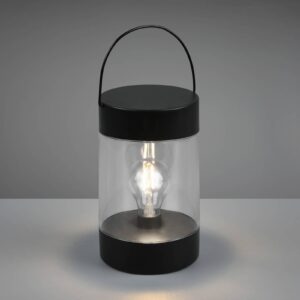 Svítidlo Reality Leuchten černá/transparentní plast