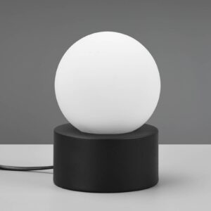 Svítidlo Reality Leuchten černá matná/opálově bílá železo/sklo