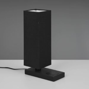 Svítidlo Reality Leuchten černá železo/textilní výrobky (bavlna/polyester)