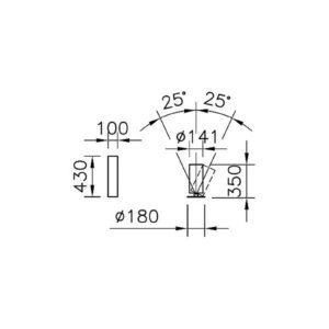Svítidlo Regent Lighting černá hliník