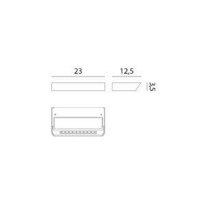 Svítidlo Rotaliana černá matná hliníkový odlitek