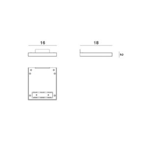 Svítidlo Rotaliana bronzová hliník