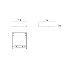 Svítidlo Rotaliana grafit hliník