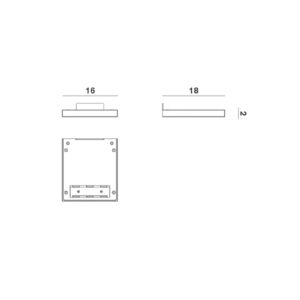 Svítidlo Rotaliana stříbrná hliník