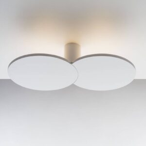 Svítidlo Rotaliana matně bílá hliník