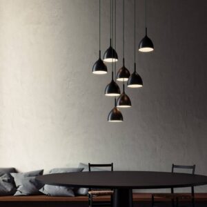 Svítidlo Rotaliana matná černá ocel