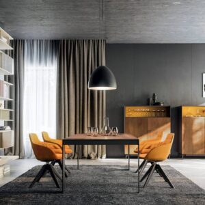 Svítidlo Rotaliana matná černá hliník