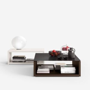 Svítidlo Rotaliana bílá matná ocel/sklo