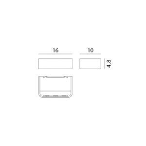 Svítidlo Rotaliana nikl kartáčovaný hliník