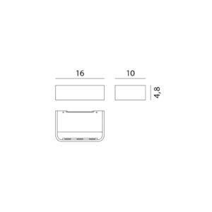 Svítidlo Rotaliana šampaňská hliník