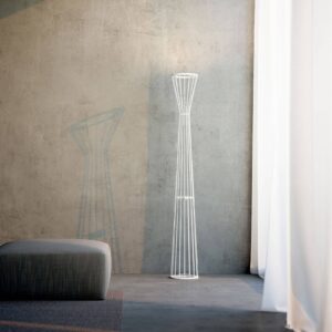 Svítidlo Rotaliana matná bílá železo