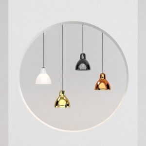 Svítidlo Rotaliana černý metalíza/zlatý lesklý hliník/sklo