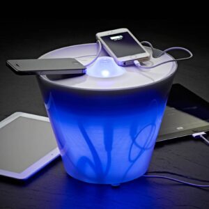 Svítidlo Rotaliana lesklá bílá polykarbonát