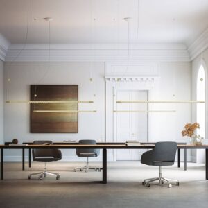 Svítidlo Rotaliana zlatý hliník