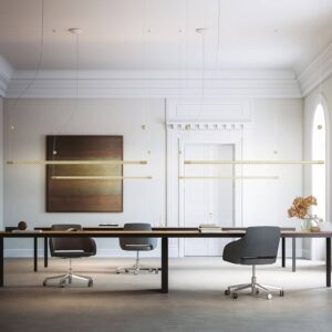 Svítidlo Rotaliana zlatý hliník