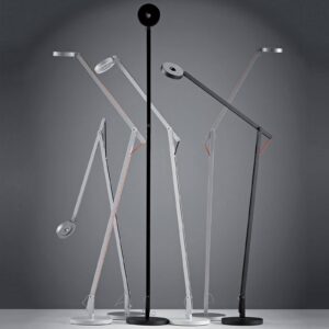 Svítidlo Rotaliana černý/oranžový hliník/polykarbonát/textil