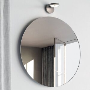 Svítidlo Rotaliana stříbrná hliník/polykarbonát/textil