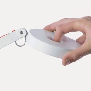 Svítidlo Rotaliana bílá/černá hliník/polykarbonát/textil