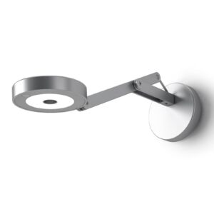 Svítidlo Rotaliana stříbrná hliník/elastická tkanina