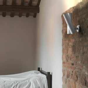 Svítidlo Rotaliana bílá ocel/hliník